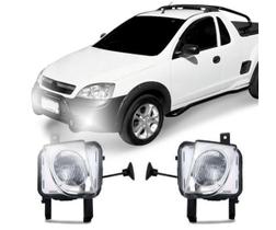 Farol Auxiliar Corsa Hatch Sedan Meriva Montana Esquerdo Farol Auxiliar Corsa Hatch Sedan Meriva Montana Esquerdo