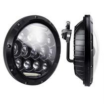 Farol Auxiliar de LED 65W 13 Leds 6500K Super Brilhante IP67 Alumínio Chip 5050 Universal