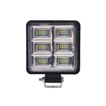 Farol Auxiliar De Led com função Estrobo Quadrado 144W 12V/24V
