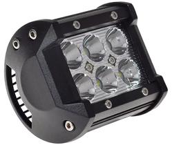 Farol Auxiliar De Led Quadrado 6 Led Pequeno Off Road 18W Farol Auxiliar De Led Quadrado 6 Led Pequeno Off Road 18W