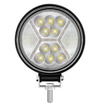 Farol auxiliar de led redondo 11 cm branco formato x com pisca und