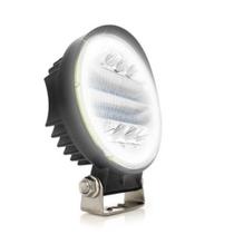Farol auxiliar de led redondo 11,6cm 72w com drl branco und 4sc
