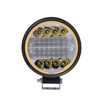 Farol auxiliar de led redondo 11,6cm 72w com seta pisca ambar und