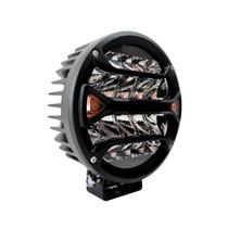 Farol Auxiliar De Led Redondo Branco e Ambar 20 Leds 8100 LUMENS 90W 12v-24v Und Farol Auxiliar De Led Redondo Branco e Ambar 20 Leds 8100 LUMENS 90W 12v-24v Und