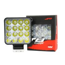 Farol Auxiliar FG01-48W R8 16 LED 6000K 10-30V Resistente à Água Menor Consumo Alta Iluminação JR8 JH0FA48WQ16