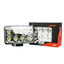 Farol Auxiliar FG47-24W R8 8 LED 6000K 10-30V Resistente à Água Menor Consumo Alta Iluminação JR8 JH0FA24WRT8