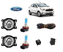 Farol Auxiliar Ford Ka 2015 Super Branca Pronto Instalação