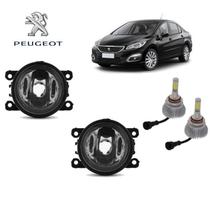 Farol Auxiliar Importado Peugeot 408 2017 H11 Led Par