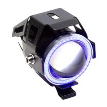 Farol Auxiliar Kga De Led U7 Com Suporte E Botão