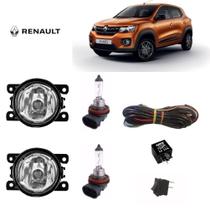 Farol Auxiliar Kwid 2019 Com Lâmpada H11 Kit