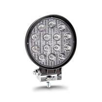 Farol auxiliar led 4 polegada 14leds redondo bivolt pradolux Farol auxiliar led 4 polegada 14leds redondo bivolt pradolux