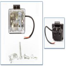 Farol Auxiliar Led Quadrado 4 Leds SMD 12W 6000K 6500K - Fortluz - FK-F0112W Farol Auxiliar Led Quadrado 4 Leds SMD 12W 6000K 6500K - Fortluz - FK-F0112W