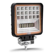 FAROL AUXILIAR LED QUADRADO 42 LED para ALCANCE 85M DUAS FUN