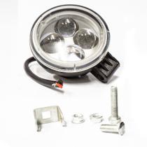 Farol Auxiliar Led Redondo 4 Leds SMD 12W 6500K - Fortluz - FY-6612