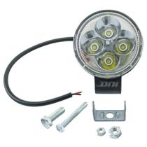 Farol Auxiliar Led Redondo 4 Leds SMD Branco 16W 6500K - DNI4183 Farol Auxiliar Led Redondo 4 Leds SMD Branco 16W 6500K - DNI4183