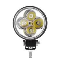 Farol Auxiliar LED Redondo Pequeno 12W 800 Lúmens - DSM2K9003