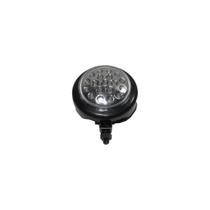 Farol Auxiliar Led - Vermelho - Redondo Preto - 12V - Peça - AP774