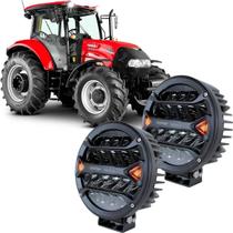 Farol Auxiliar Máquinas Agrícolas 18 Leds 84W 8100Lm 12/24V