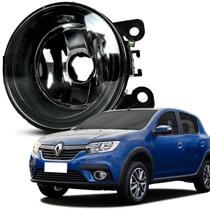 Farol Auxiliar Milha Aro Preto Sandero 2007 08 09 10 11 12 13 14 15 16 17 18 19 20 21 22 2023