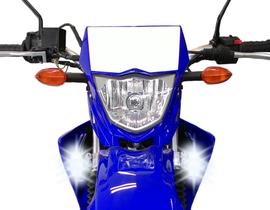 Farol Auxiliar Milha Led 18w Drl Moto Yamaha Xtz 125 (par)