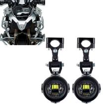 Farol Auxiliar Milha Led 6000k 40w C/Sup Bmw Triumph Royal COR:PRETO Farol Auxiliar Milha Led 6000k 40w C/Sup Bmw Triumph Royal COR:PRETO