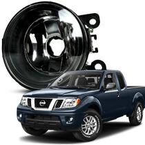 Farol Auxiliar Milha Policarbonato Aro Preto Frontier 2007 08 09 10 11 12 13 14 15 16 17 2018