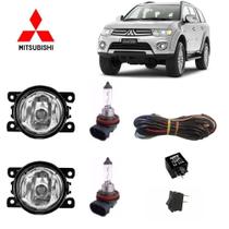 Farol Auxiliar Pajero Dakar 2016 Com Lâmpada H11 Kit