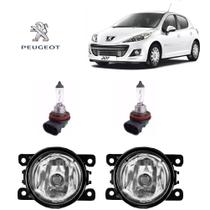 Farol Auxiliar Peugeot 207 2006 Com Lâmpada Par