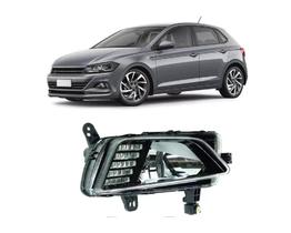 Farol Auxiliar Polo/Virtus 2018 ate 2021 Lado Direito Com DRL BapImports