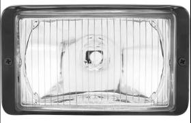 Farol Auxiliar Universal Retangular 155x90mm H3 Longo Alcance F-121 Nino