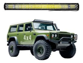 Farol Barra De Led 432w 80cm 12v 24v Off Road Trilha Forte