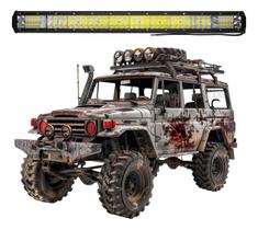 Farol Barra De Led 432w 80cm 12v 24v Off Road Trilha Forte