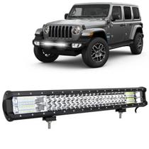 Farol Barra Led L200 Amarok F250 50cm 12v 24v 288w Forte