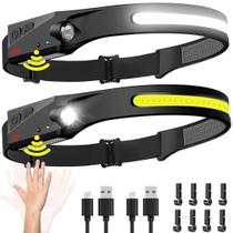 Farol BIAT recarregável 2PCS 230 Wide Beam à prova d'água