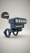 Farol Bicicleta LED Potente 5+12 SMD Preto Farol Bicicleta LED Potente 5+12 SMD Preto