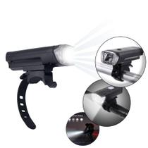 Farol Bicicleta Super Led Recarregável Usb Sensor Automatico - Lua tek