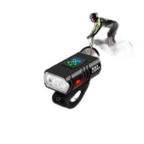 Farol Bike 2 Leds Cree T6 Alumínio Power Bank 10000Mah Usb C