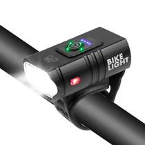 Farol Bike 2 Leds T6 Bifocal Jyx Recarregável Usb Alumínio Farol Bike 2 Leds T6 Bifocal Jyx Recarregável Usb Alumínio