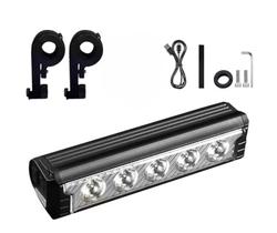 Farol Bike 5 Led 20.000 Lumens Recarregável Potente Lanterna + fORTE DO MERCADO