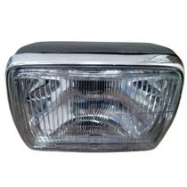 Farol Bloco Óptico Da Moto Cg 125 Today 125 Titan 125 Até 1999 Com Aro Brilhante