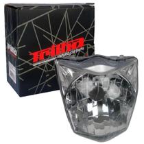 Farol Bloco Optico Fan 125/cargo 125/Titan 160 Lente Cristal