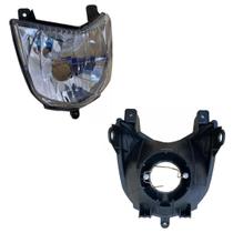 Farol Bloco Optico Moto Xtz 250 Lander 2007 a 2018 Farol Bloco Optico Moto Xtz 250 Lander 2007 a 2018