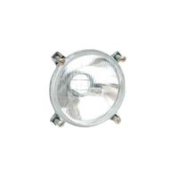 Farol Bloco otico 144Mm Redondo NH Embutir refletor em aco lente de vidro com mancais molas e parafusos de regulagem lampada H4