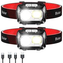 Farol Blukar LED recarregável 2000L Super Bright, pacote com 2 Farol Blukar LED recarregável 2000L Super Bright, pacote com 2