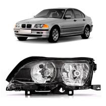 Farol Bmw S3 2002 a 2004 Sedan Mascara Negra