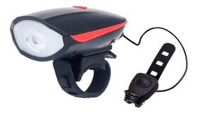 Farol C/ Buzina Lanterna Bike Bicicleta Luz Led Recarregável Farol C/ Buzina Lanterna Bike Bicicleta Luz Led Recarregável