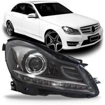 Farol C200 2012 2013 2014 Elétrico Com Led Sem Xênon