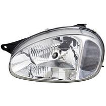 Farol Carcaca Preta Mascara Cromada Pisca Cristal 1994 2001 2003 Corsa 2000 A 2017 Nk-600793