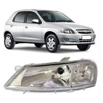 Farol Celta 1999 á 2006 Foco Simples Máscara Cromada