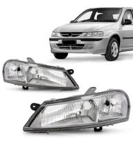 Farol celta 2000 a 2006 mascara cromada esquerdo ou direito